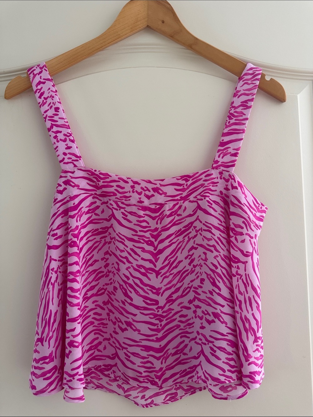 Women’s Pink Animal Print Tank Top